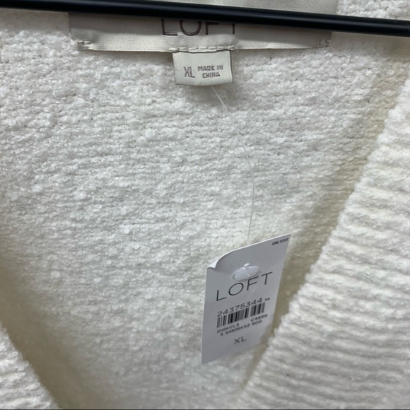 Loft Womens Faux Wrap Tunic Sweater XL NWT - Picture 3 of 4